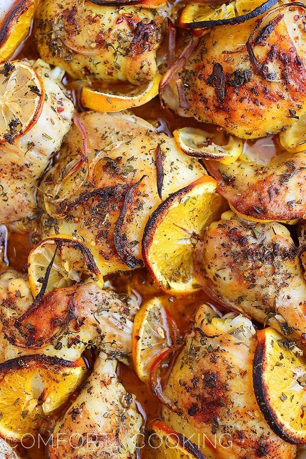 Herb And Citrus Oven Roasted Chicken The Comfort Of Cooking