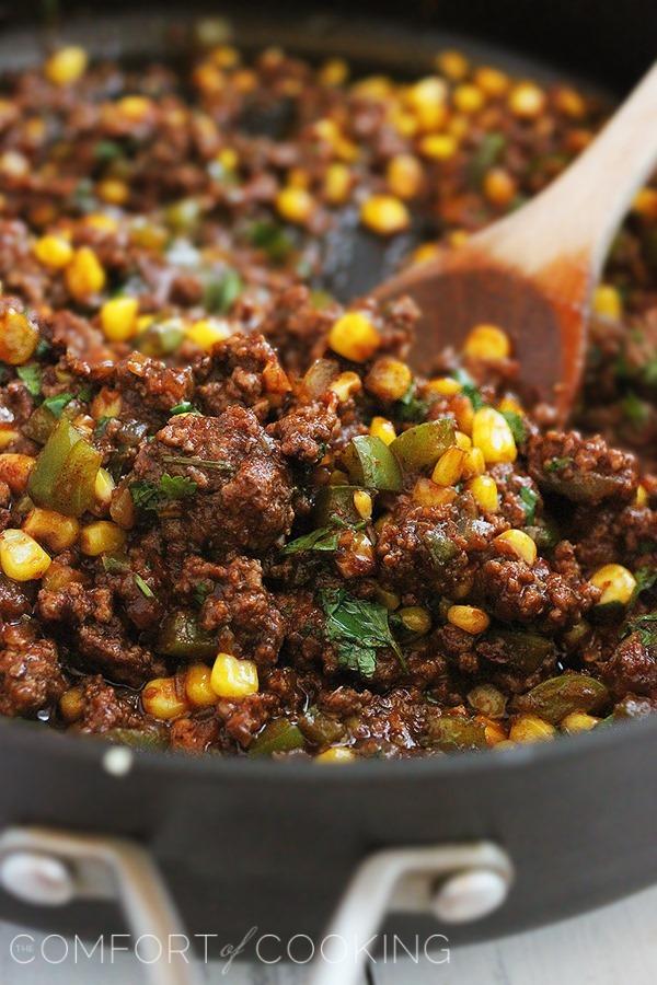 Spicy Tex-Mex Sloppy Joes – Kick up the spice in your weeknights with these scrumptious, easy Tex-Mex sloppy joes! | thecomfortofcooking.com