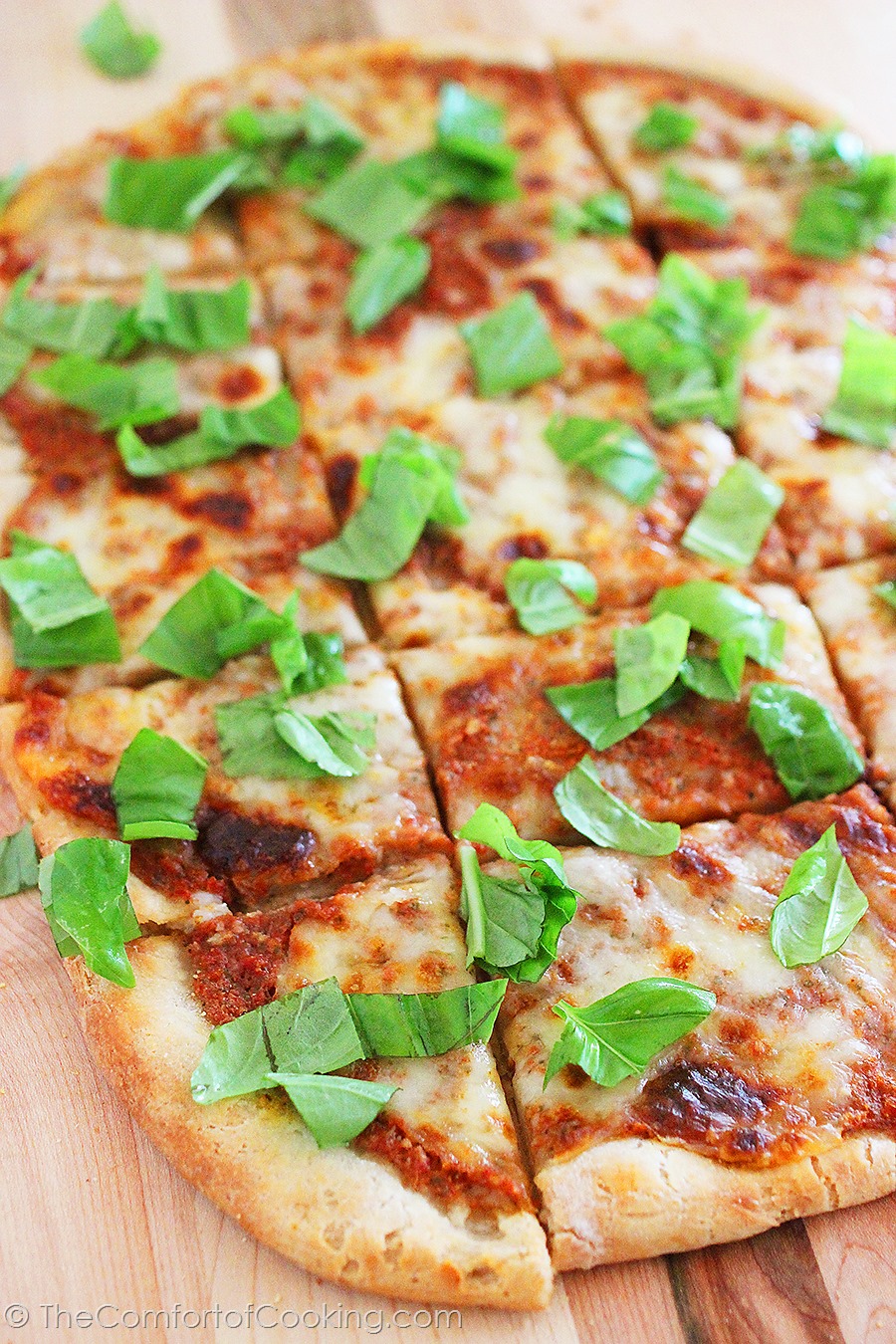 Classic Margherita Pizza – My favorite, best-ever recipe! You'll go for slice-after-slice of this scrumptious, authentic Margherita pizza! | thecomfortofcooking.com