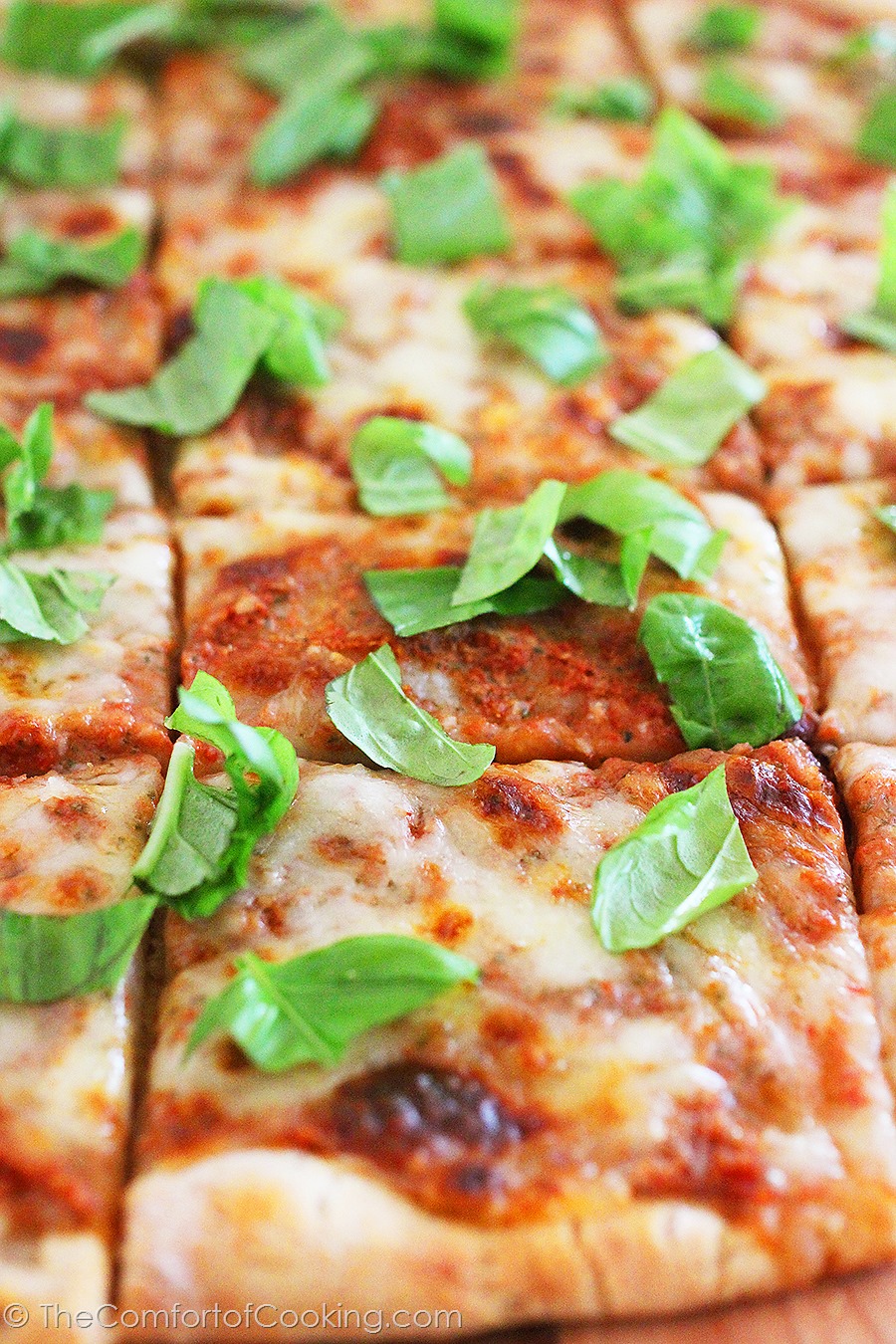 Classic Margherita Pizza – My favorite, best-ever recipe! You'll go for slice-after-slice of this scrumptious, authentic Margherita pizza! | thecomfortofcooking.com