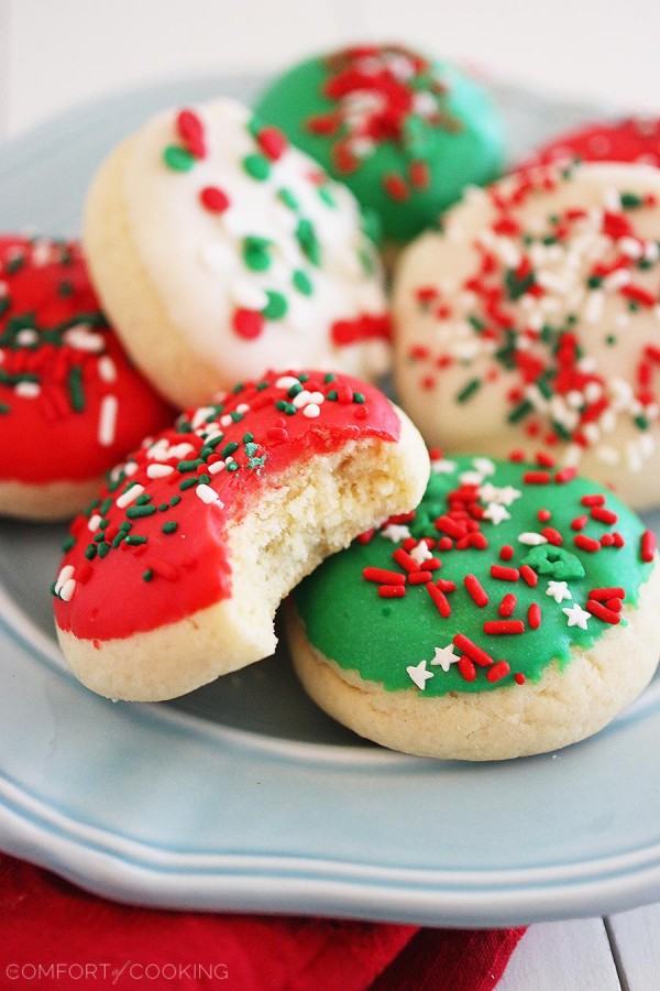 Soft Frosted Lofthouse-Style Cookies – Buttery soft Lofthouse cookies made easily from scratch! Just like store bought, but better. | thecomfortofcooking.com