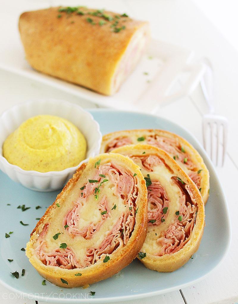 kok Lærerens dag Personligt 3-Ingredient Baked Ham and Cheese Rollups – The Comfort of Cooking