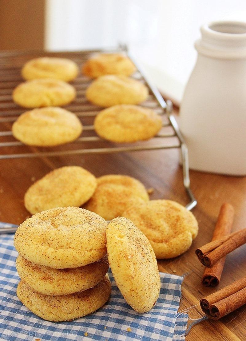 Super Soft Cake Mix Snickerdoodles– These 3-ingredient cookies are soft, scrumptious and SO easy to make with a yellow cake mix! | thecomfortofcooking.com