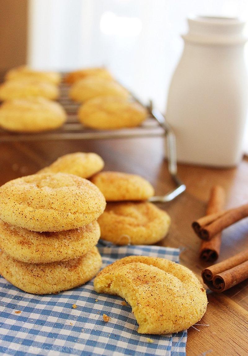 Super Soft Cake Mix Snickerdoodles– These 3-ingredient cookies are soft, scrumptious and SO easy to make with a yellow cake mix! | thecomfortofcooking.com