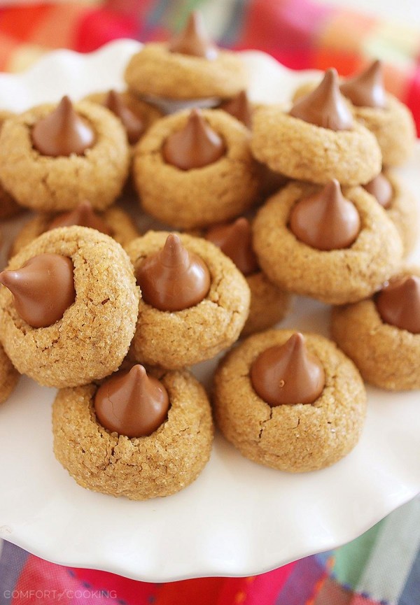 Chocolate Kissed Gingerbread Cookies The Comfort of Cooking