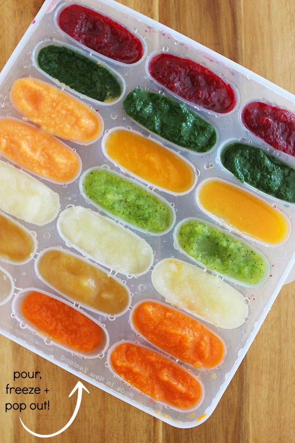 How to freeze baby food at home