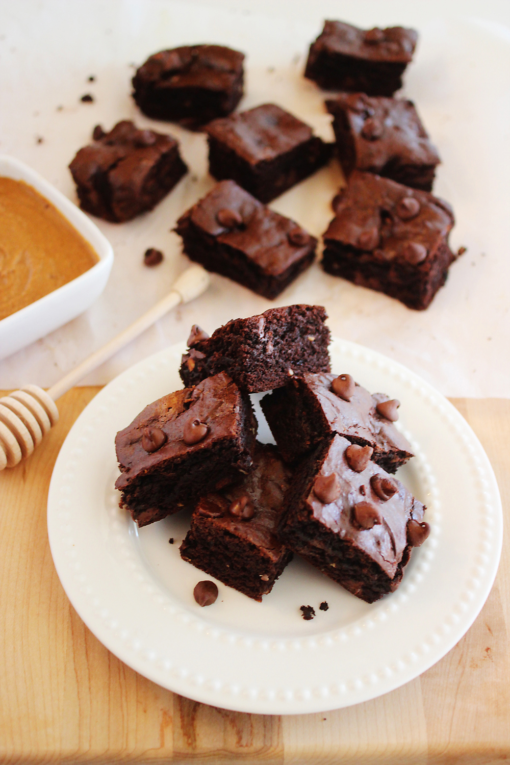 Flourless Almond Butter Chocolate Brownies The Comfort of Cooking