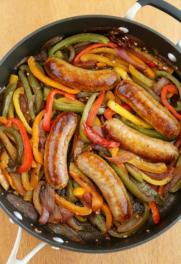 sausage peppers and onions recipe oven