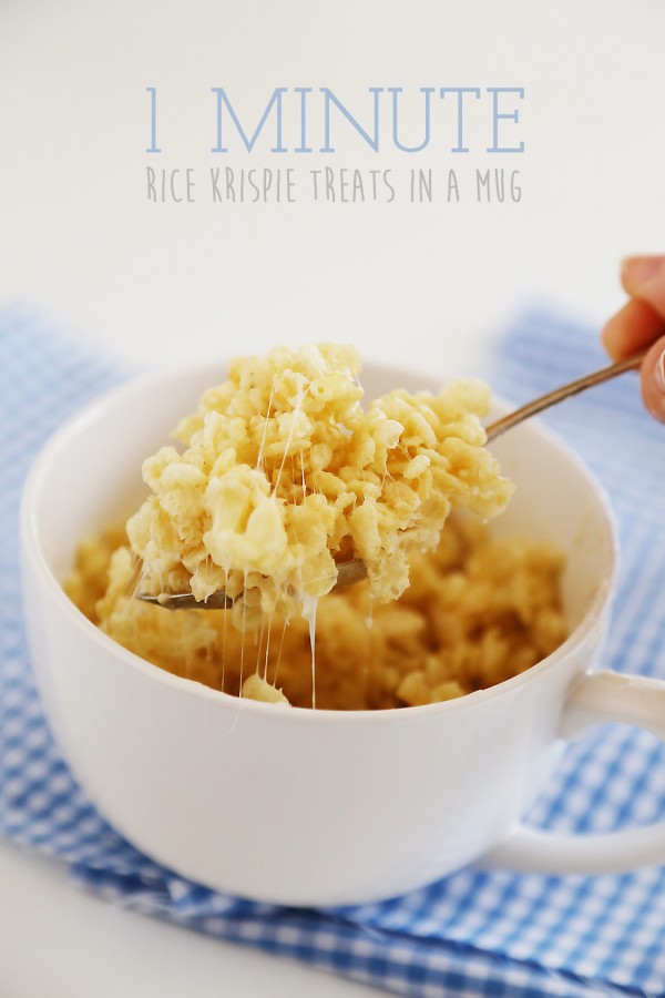 1Minute Microwave Rice Krispies Treats in a Mug The Comfort of Cooking