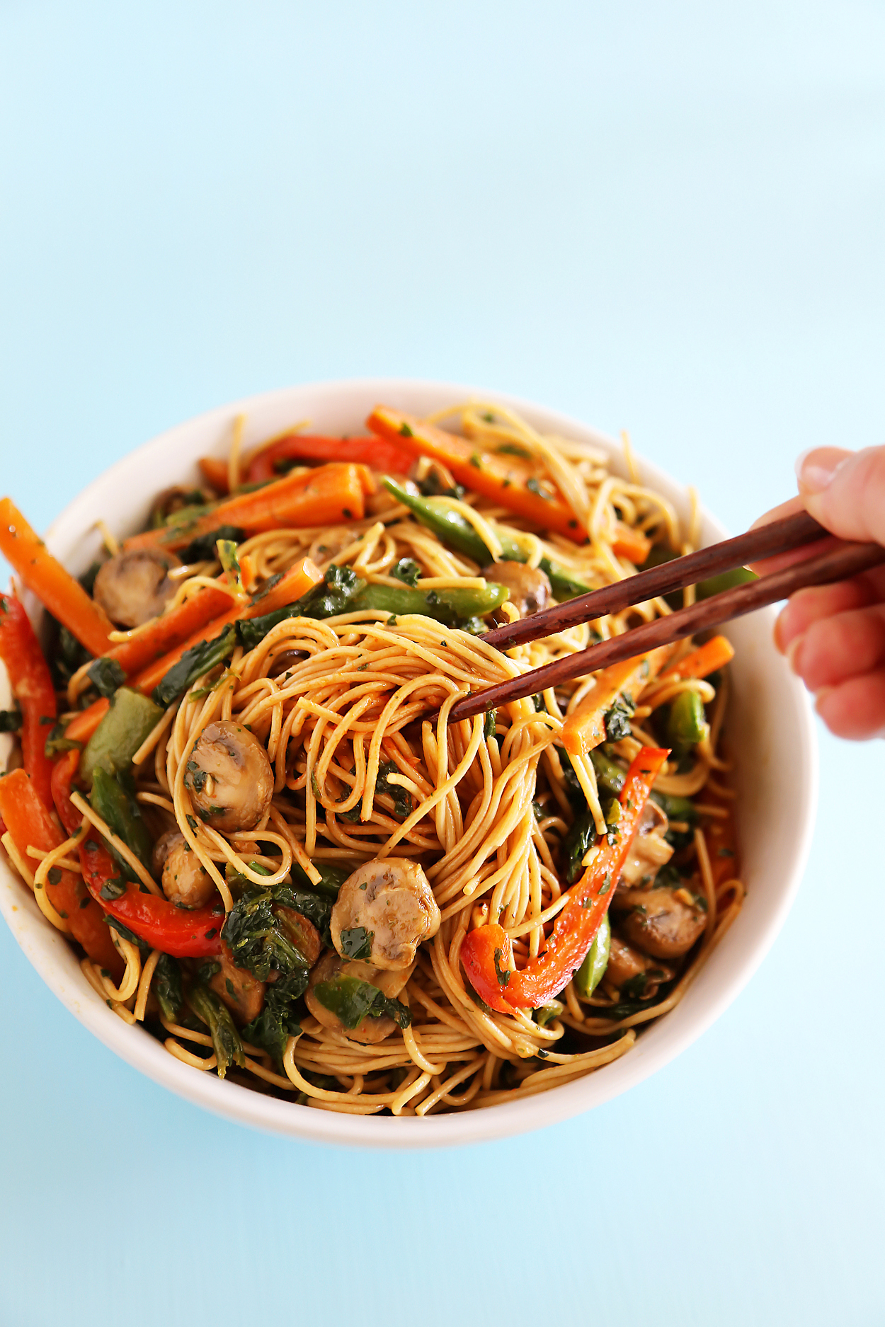 Easy Vegetable Lo Mein – Just like your favorite takeout noodles, but healthier! Thecomfortofcooking.com
