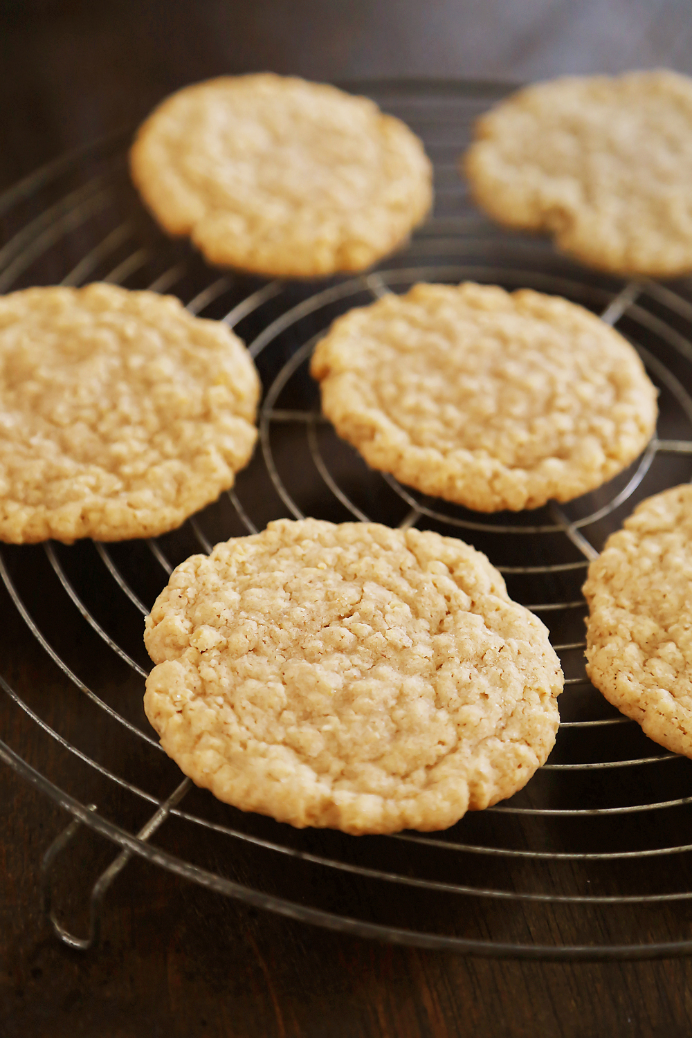 Old Fashioned Soft and Chewy Oatmeal Cookies - Buttery soft, old-fashioned vanilla oatmeal cookies that melt in your mouth! Thecomfortofcooking.com