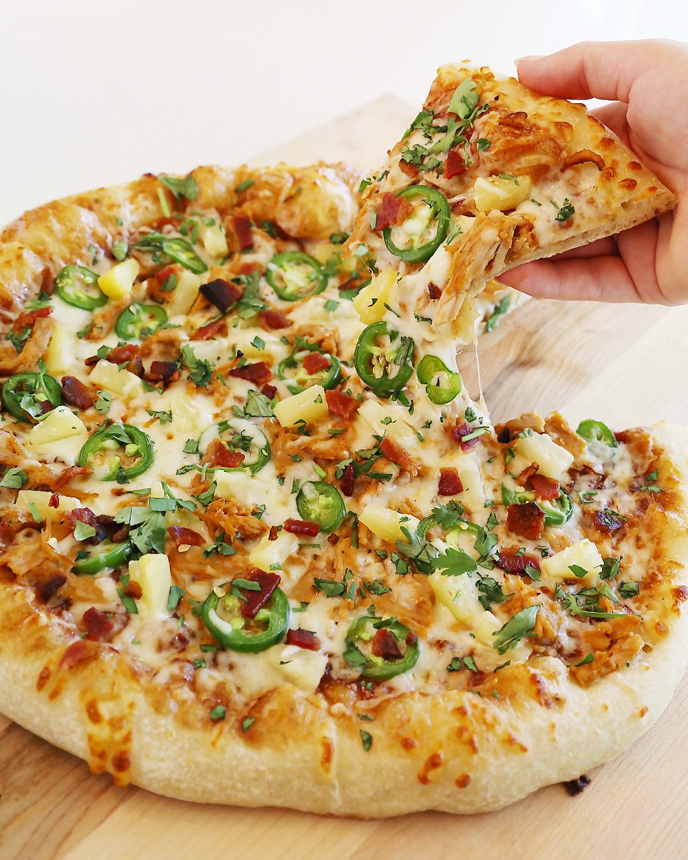 Pulled and Pork Pizza Bacon Comfort Jalapeño Cooking – The Cilantro with of Pineapple