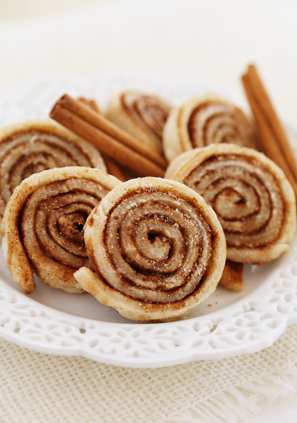 3-Ingredient Cinnamon Sugar Pie Crust Cookies - The ultimate comfort cookie and full of soft, buttery cinnamon-sugar flavor! Thecomfortofcooking.com