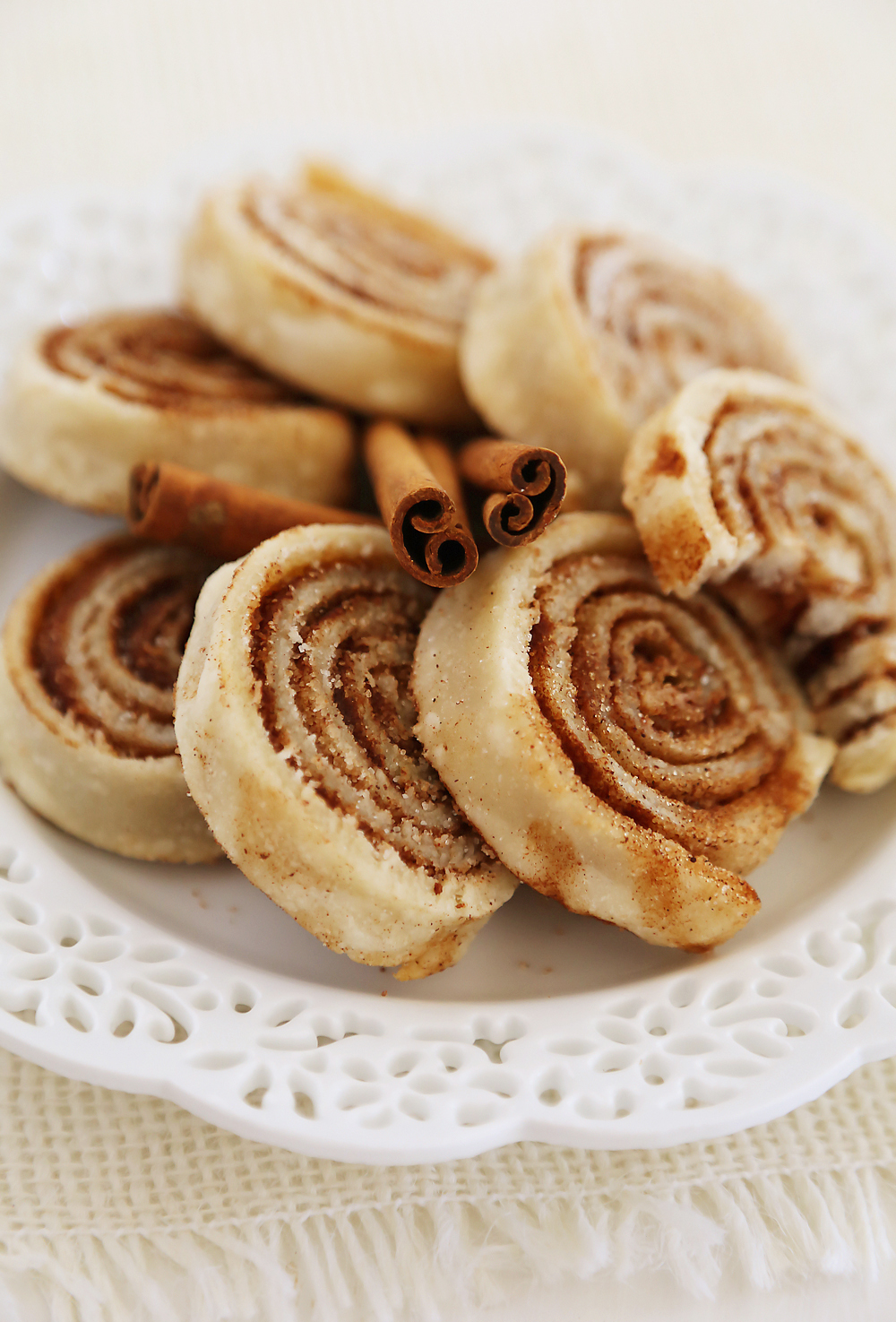 3-Ingredient Cinnamon Sugar Pie Crust Cookies - The ultimate comfort cookie and full of soft, buttery cinnamon-sugar flavor! Thecomfortofcooking.com