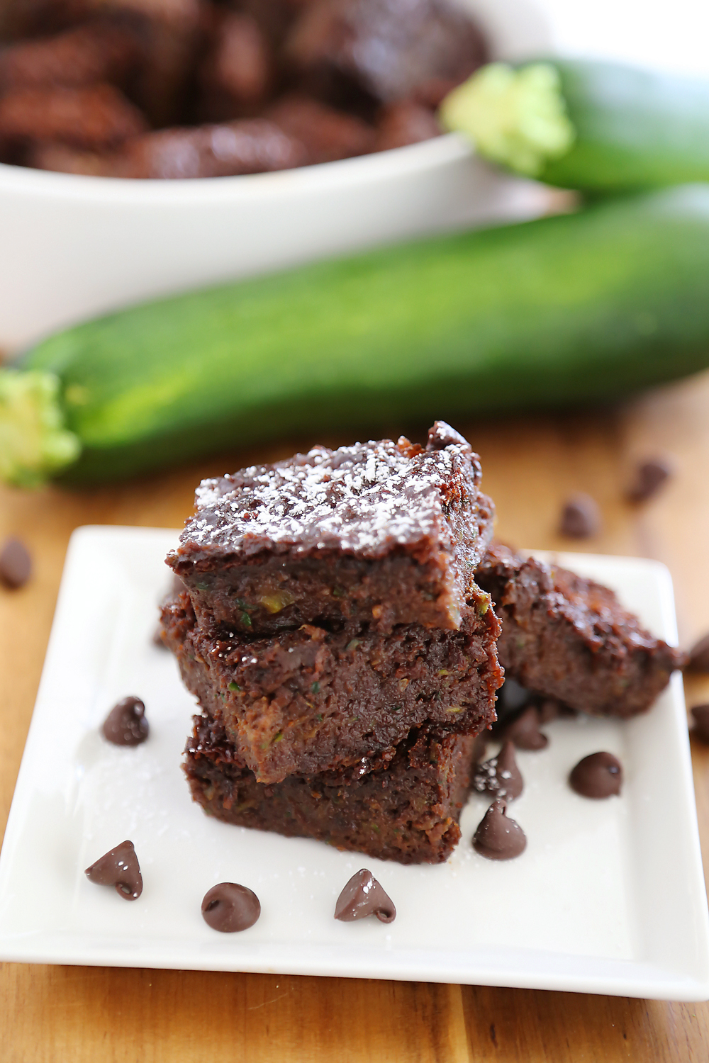 Flourless Zucchini Chocolate Brownies – The Comfort of Cooking