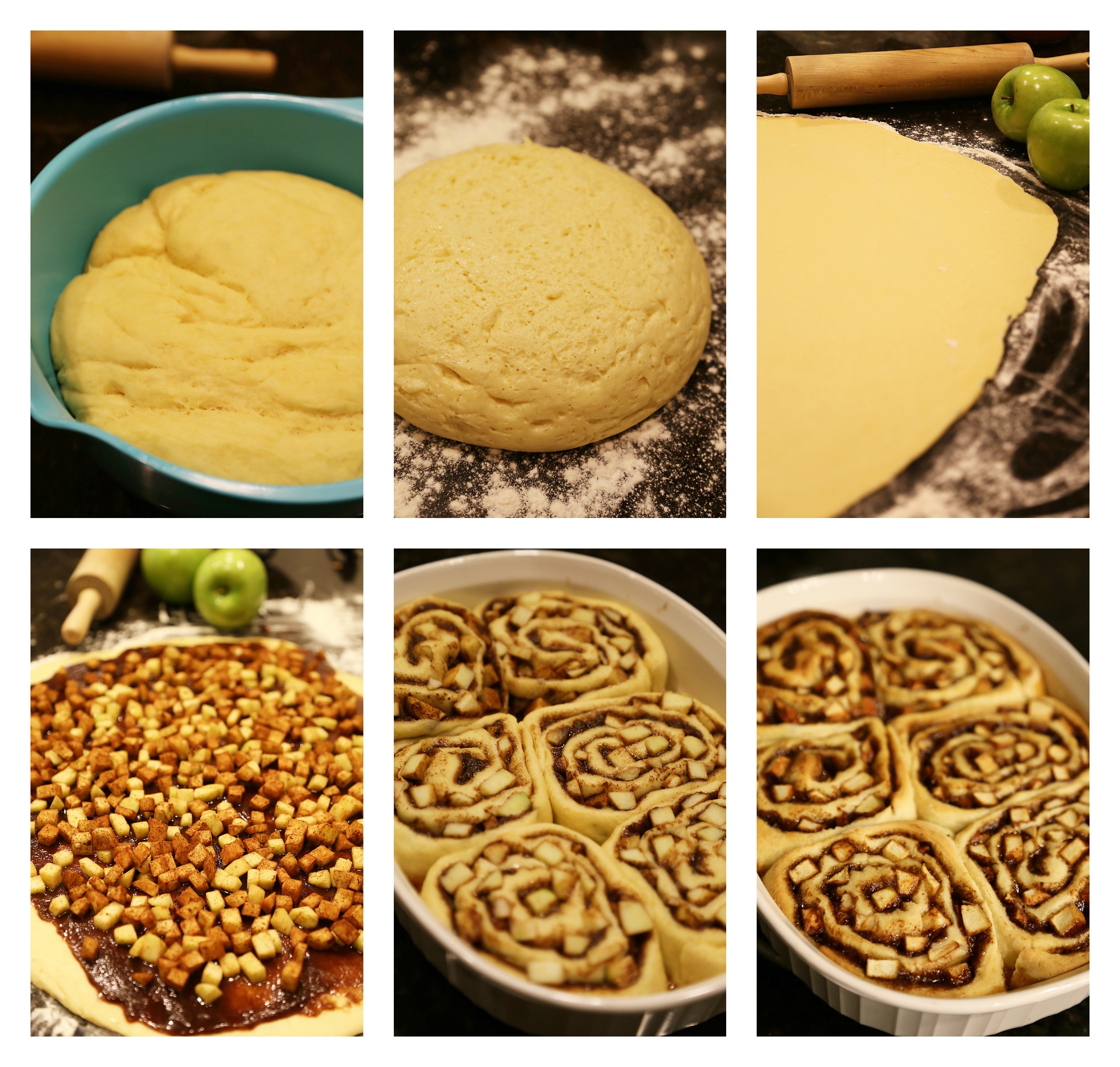 Gooey Apple Pie Cinnamon Rolls - These sticky, soft cinnamon rolls with fresh apples taste like the classic pie and breakfast treat rolled into one! Thecomfortofcooking.com