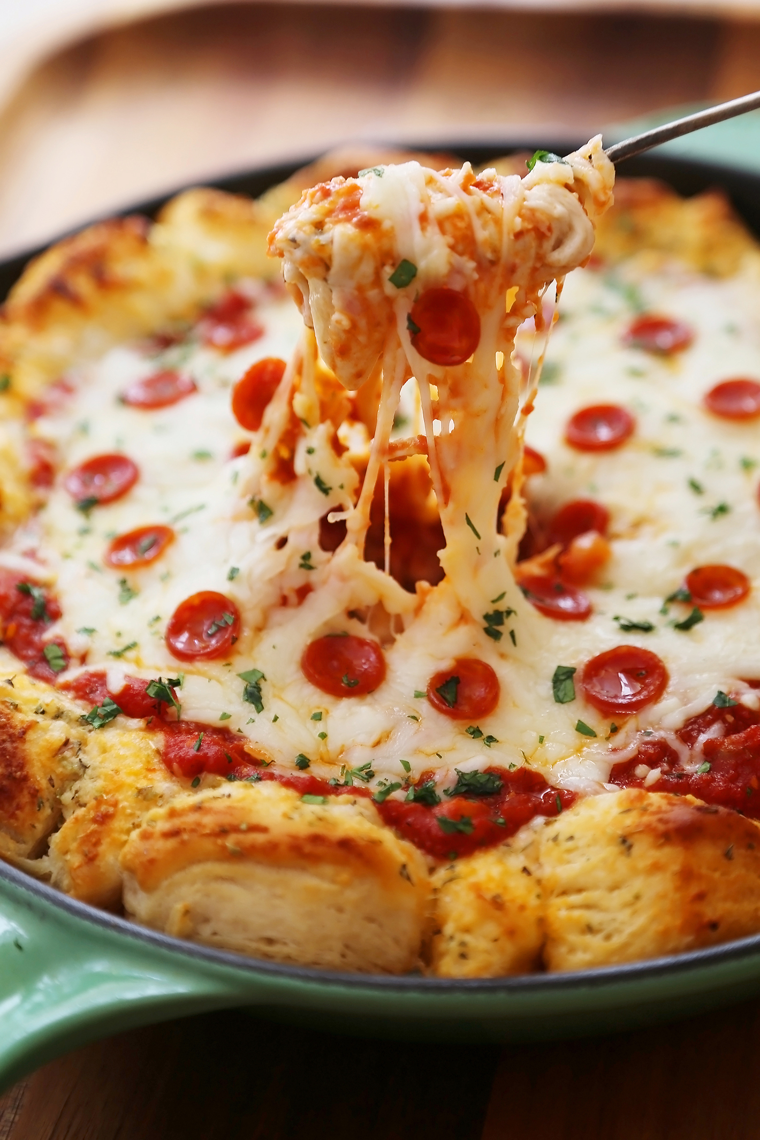 Cheesy Deep Dish Pepperoni Pizza Bites – The Comfort of Cooking