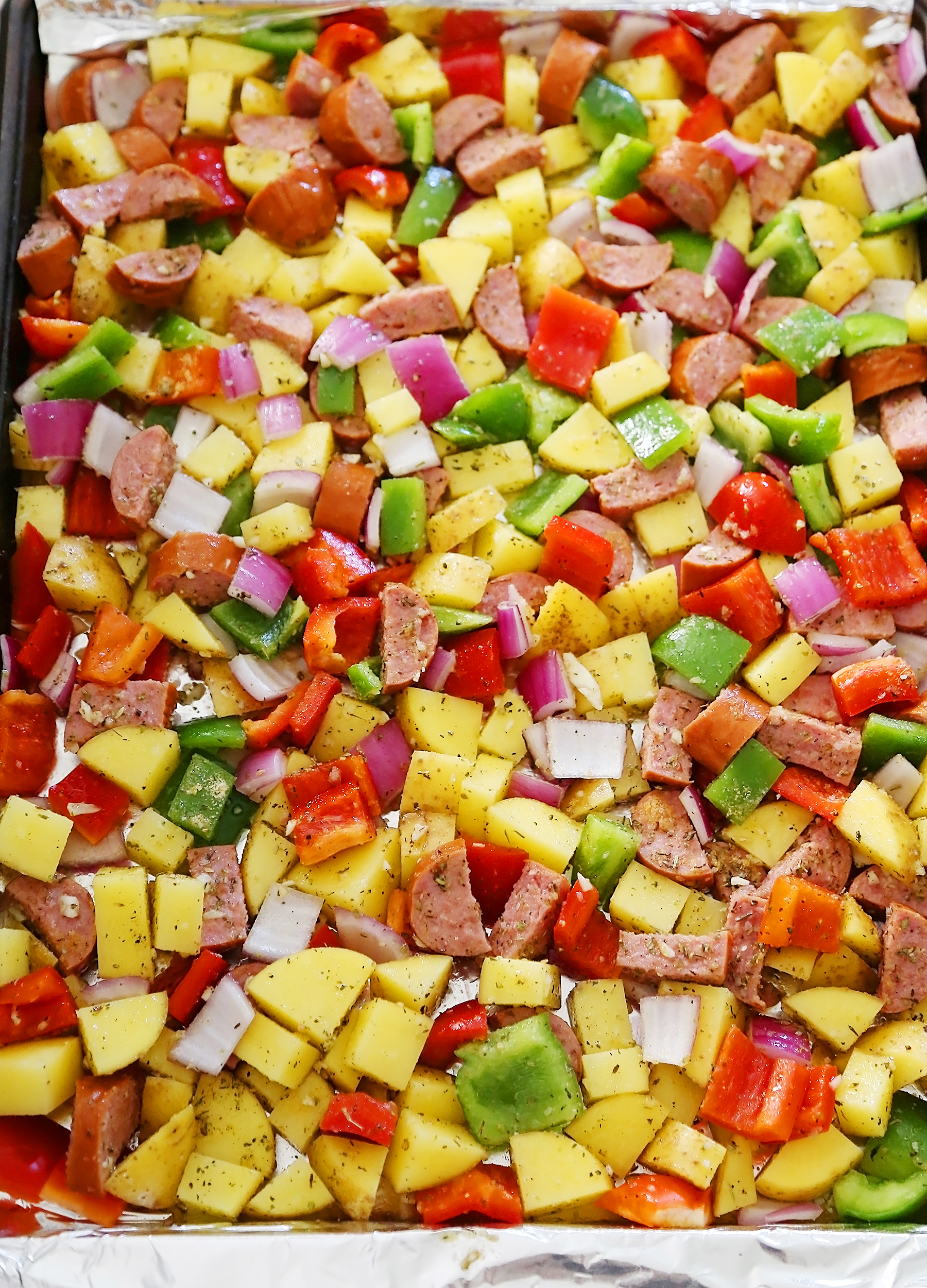 Sausage Potato Breakfast Skillet with Peppers