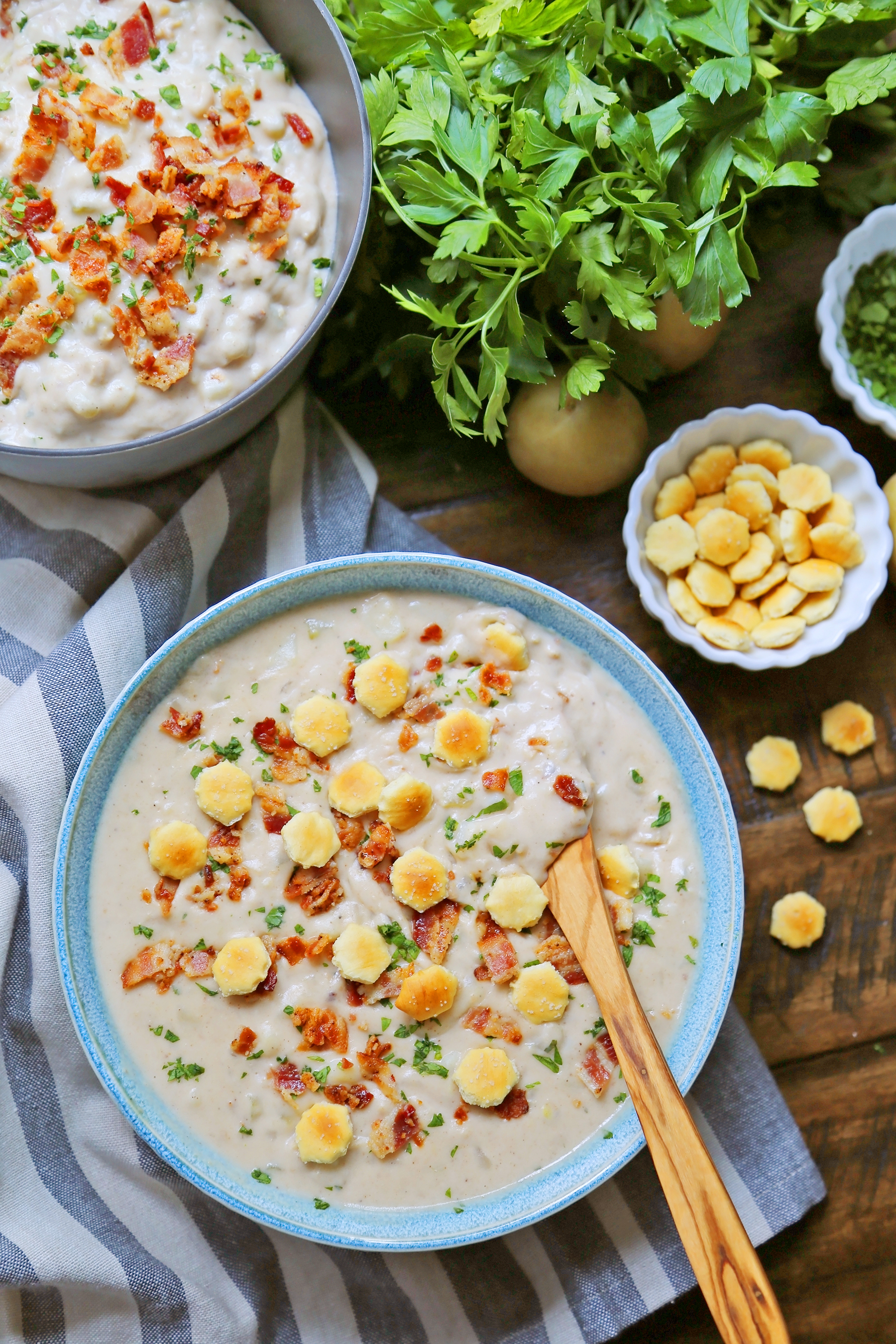 The Best Classic New England Creamy Clam Chowder - Coley Cooks