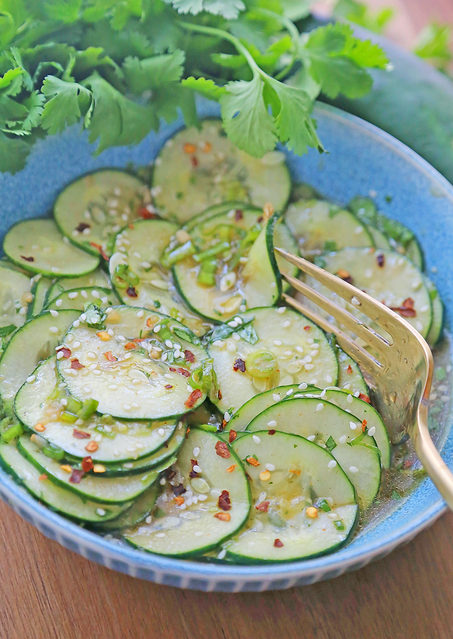 Crisp Marinated Cucumbers Recipe