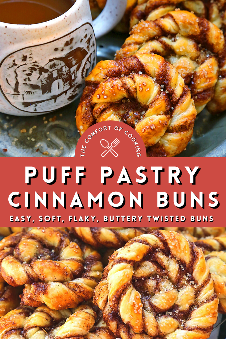 Puff Pastry Cinnamon Rolls - My Therapist Cooks