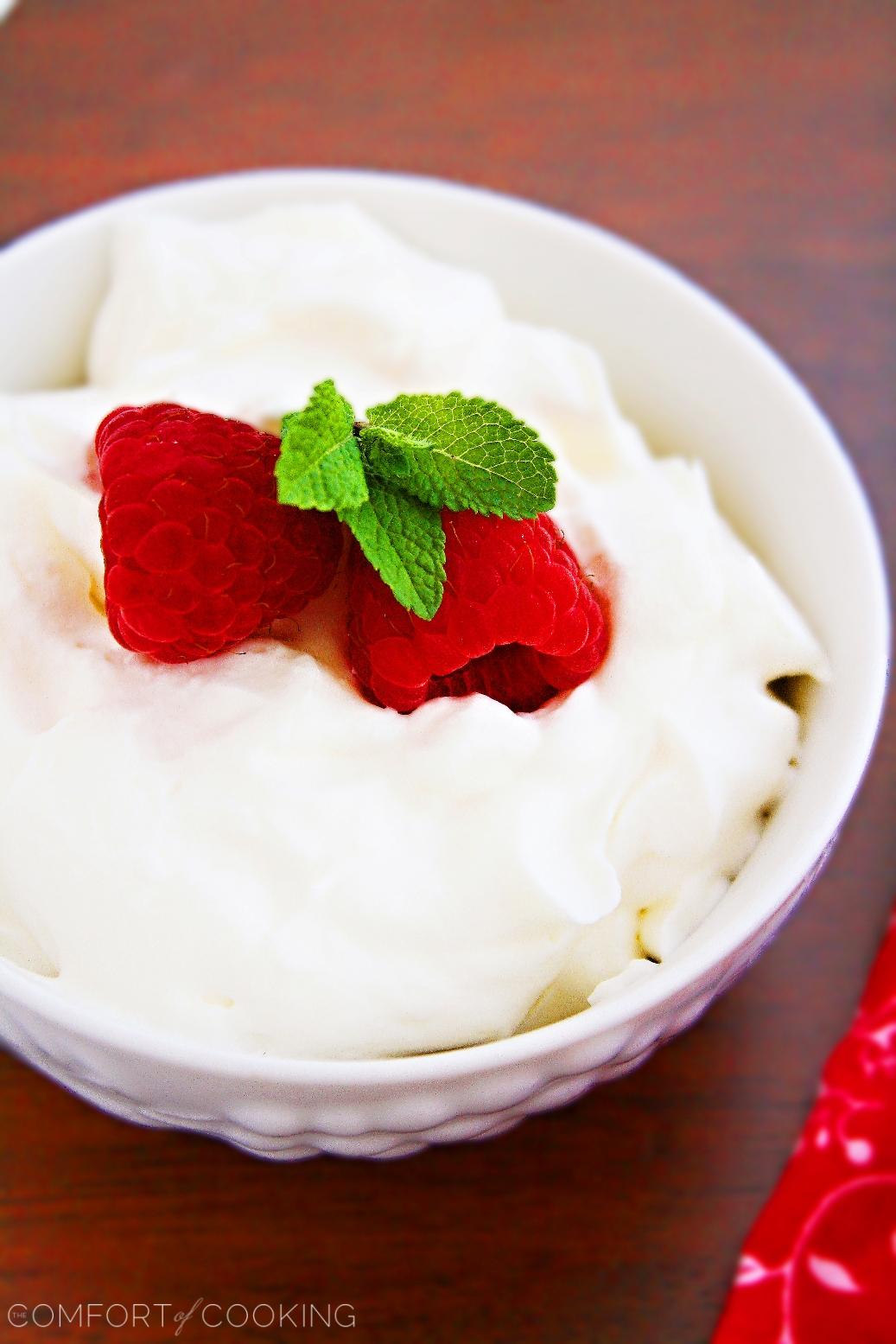 Homemade Whipped Cream