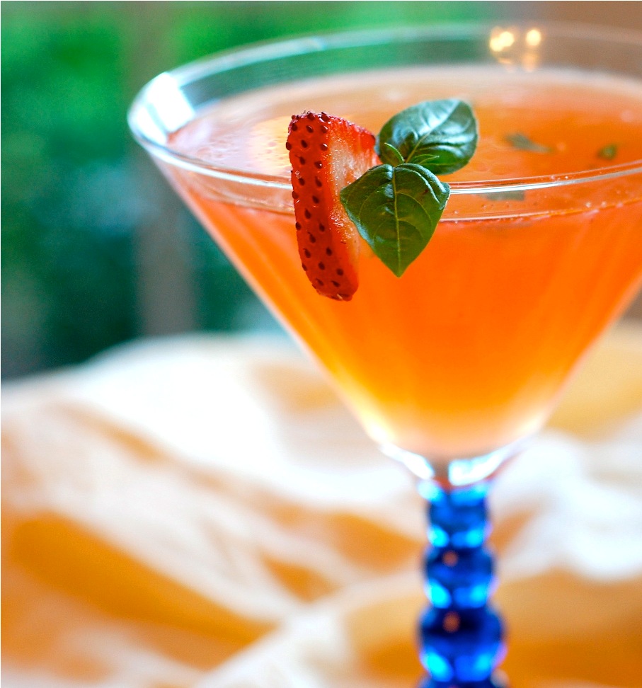 Strawberry Basil Cocktail