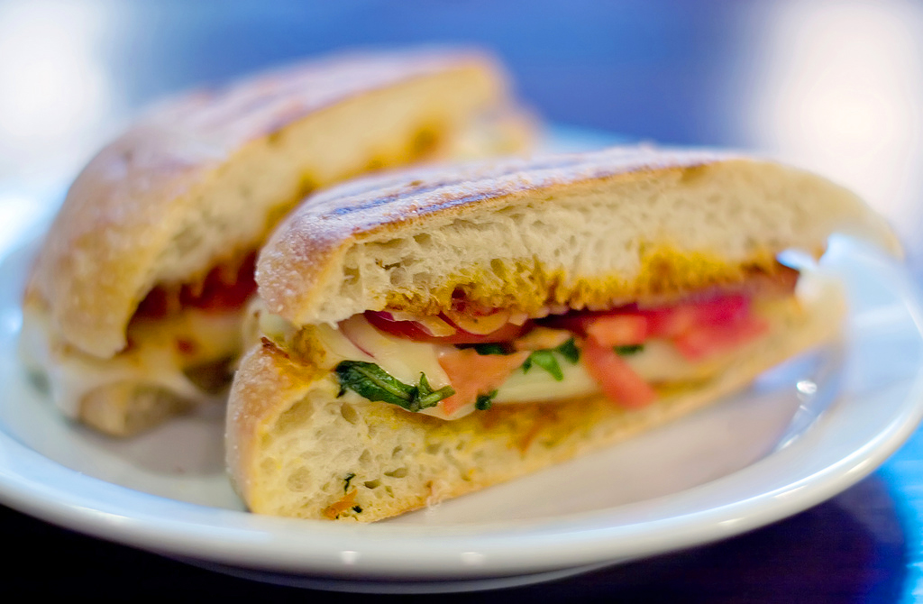 Caprese Panini with Sun-Dried Tomato Mayo