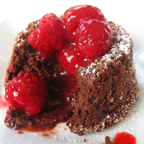 Mini Molten Chocolate Cakes