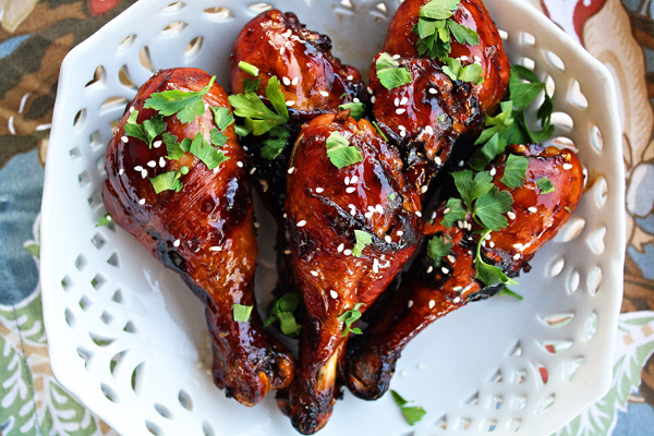 Sweet ‘n Sticky Baked Chicken Drumsticks