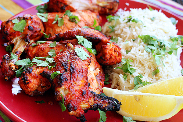 Tandoori Chicken with Basmati Rice