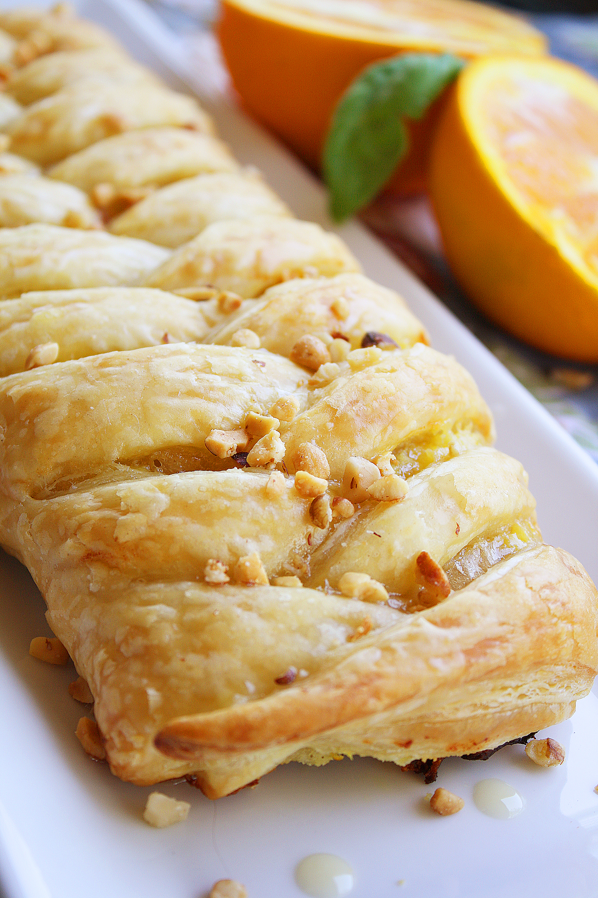 Orange Cheese Danish Pastry