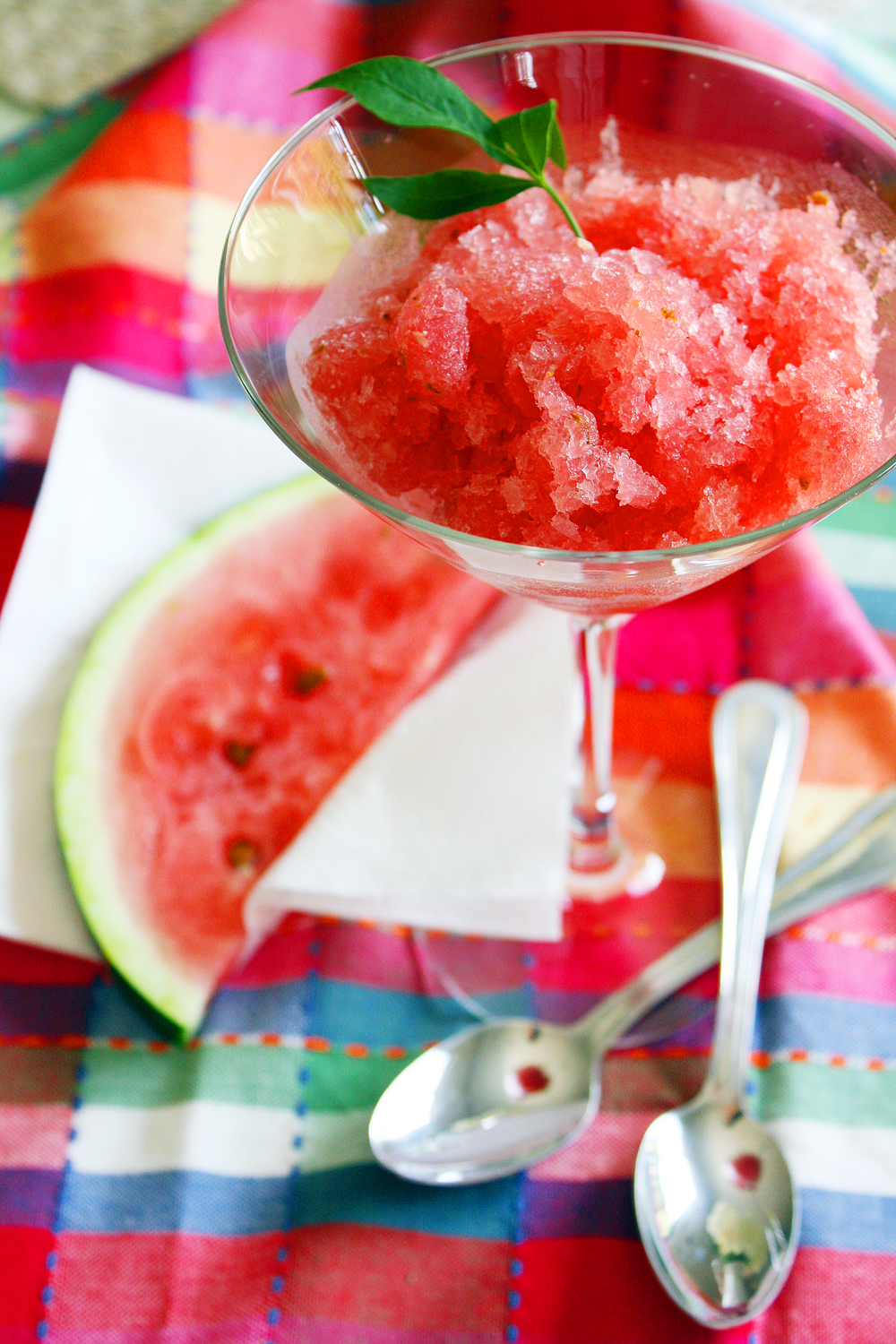 Refreshing Watermelon Granita