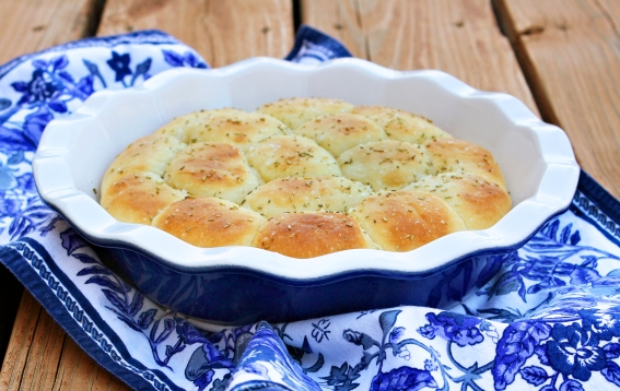 Rosemary & Sea Salt Parker House Rolls