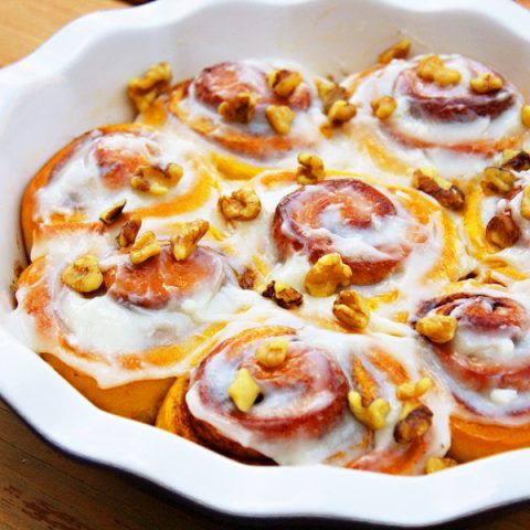Pumpkin Cinnamon Rolls