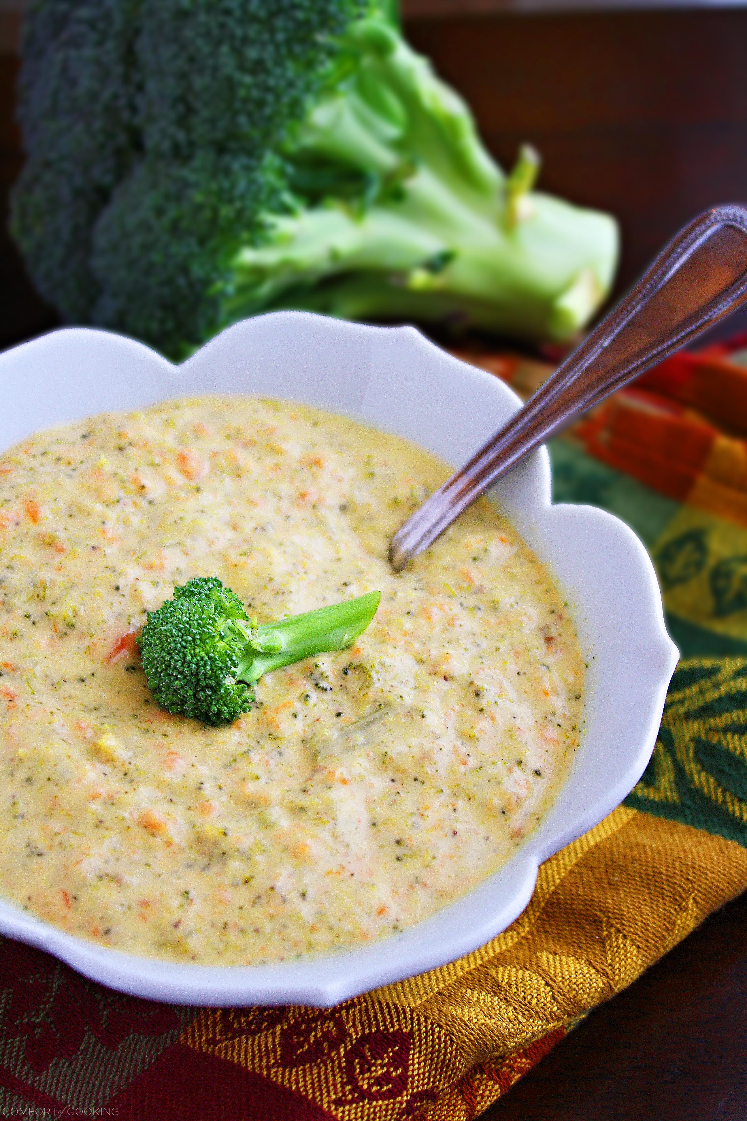 Creamy Broccoli Cheddar Soup