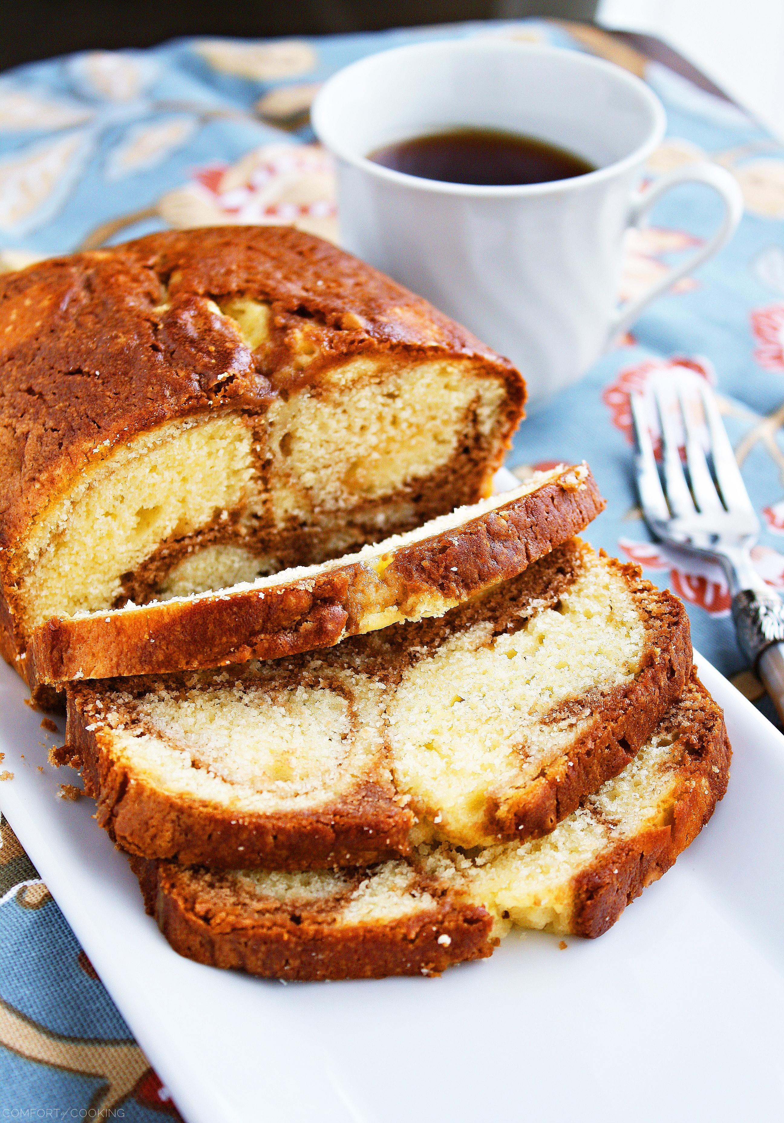 Chocolate-Vanilla Marbled Bread