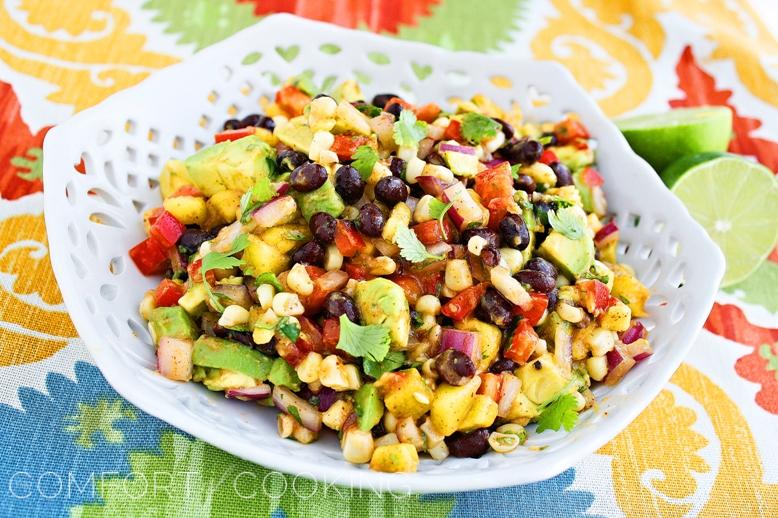 Avocado, Corn and Mango Salad