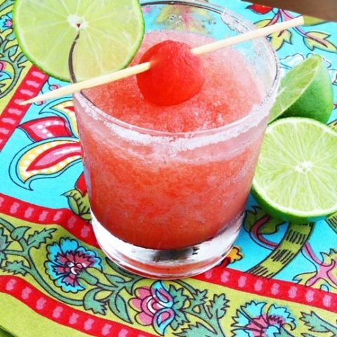 Frozen Watermelon Margaritas