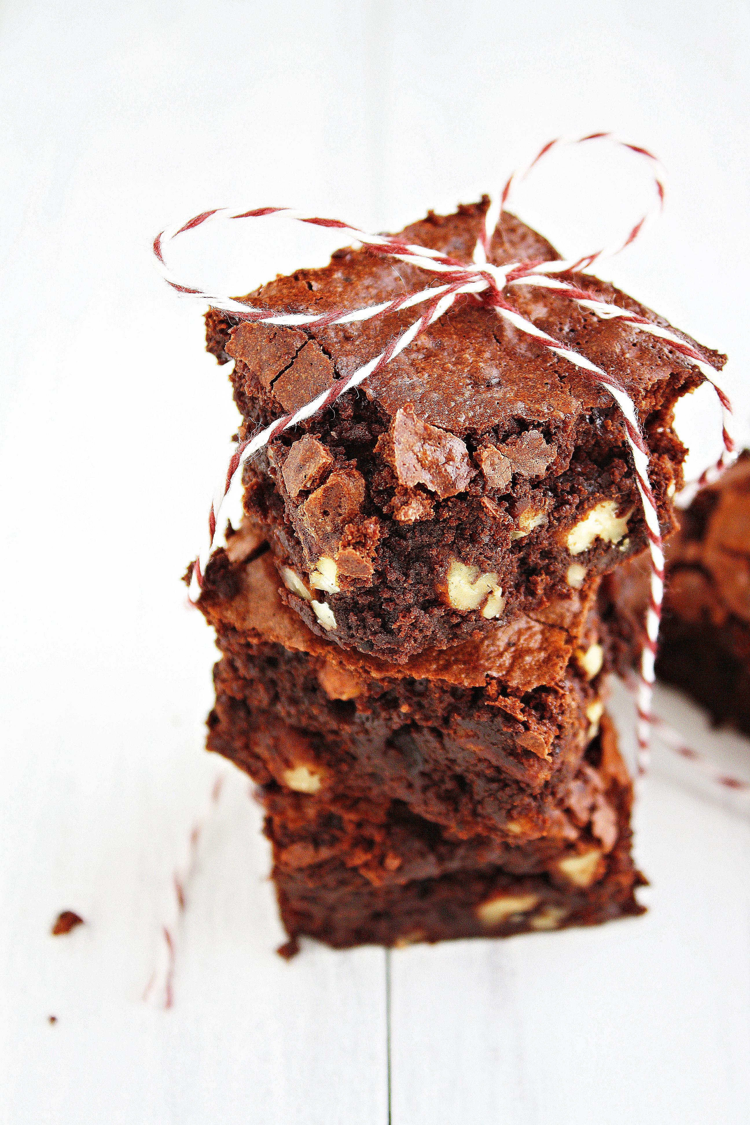 Gluten-Free Fudgy Pecan Brownies