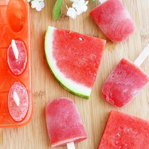 Watermelon Margarita Popsicles