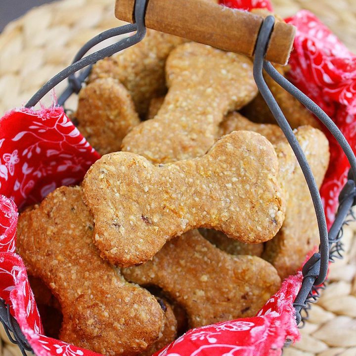 Homemade Peanut Butter & Bacon Dog Treats