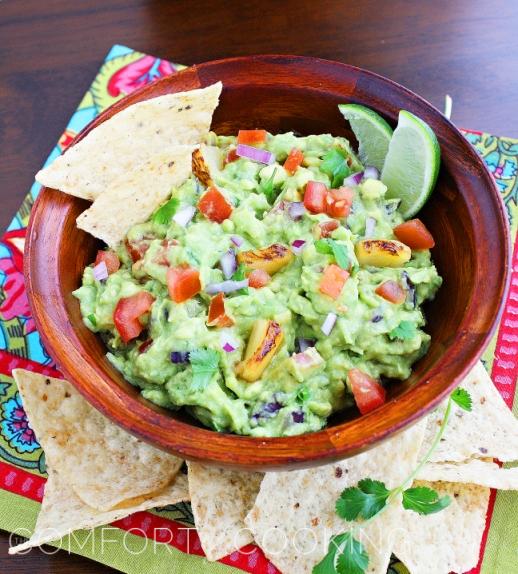 Grilled Pineapple Guacamole