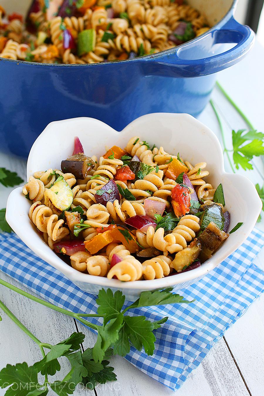 Grilled Ratatouille Pasta