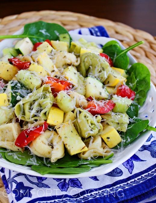 Tortellini Spinach Salad