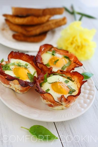 Crisp Ham and Egg Cups