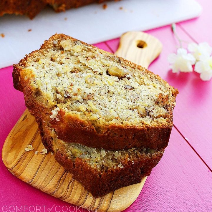 Hawaiian Banana Nut Bread