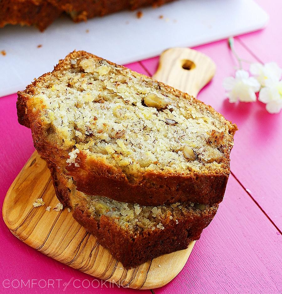 Hawaiian Banana Nut Bread