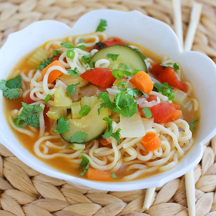Ramen Vegetable Soup