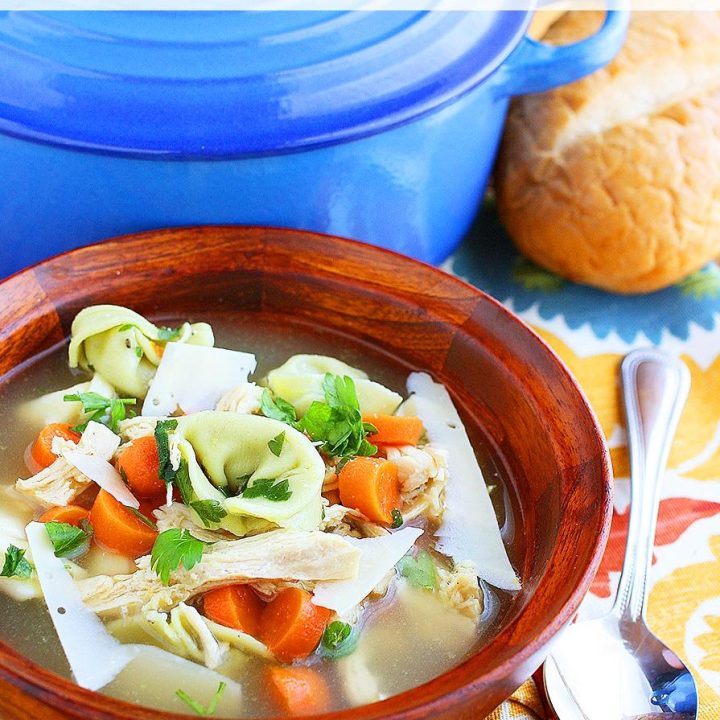 Chicken Tortellini Soup